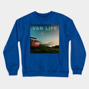 Van Life Camper RV Outdoors in Nature Crewneck Sweatshirt